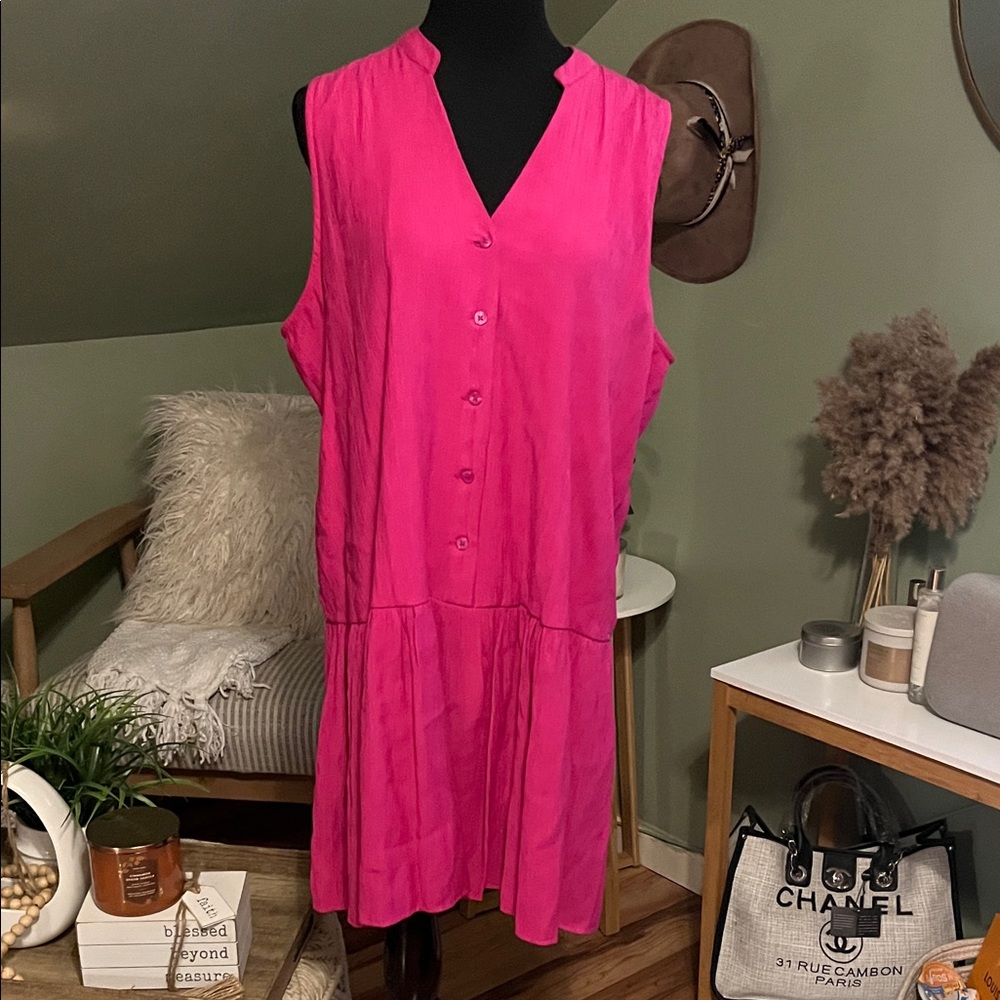 Nine West Pink Sleeveless Dress